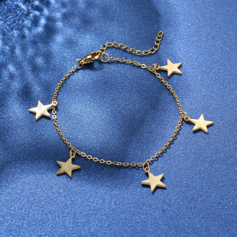 stainless steel star bracelet