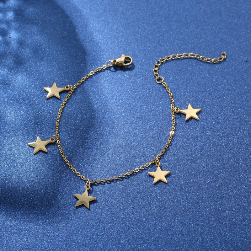 stainless steel star bracelet