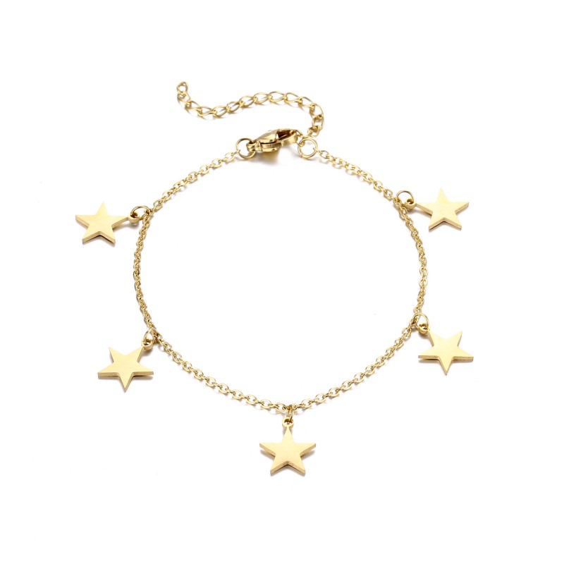 stainless steel star bracelet