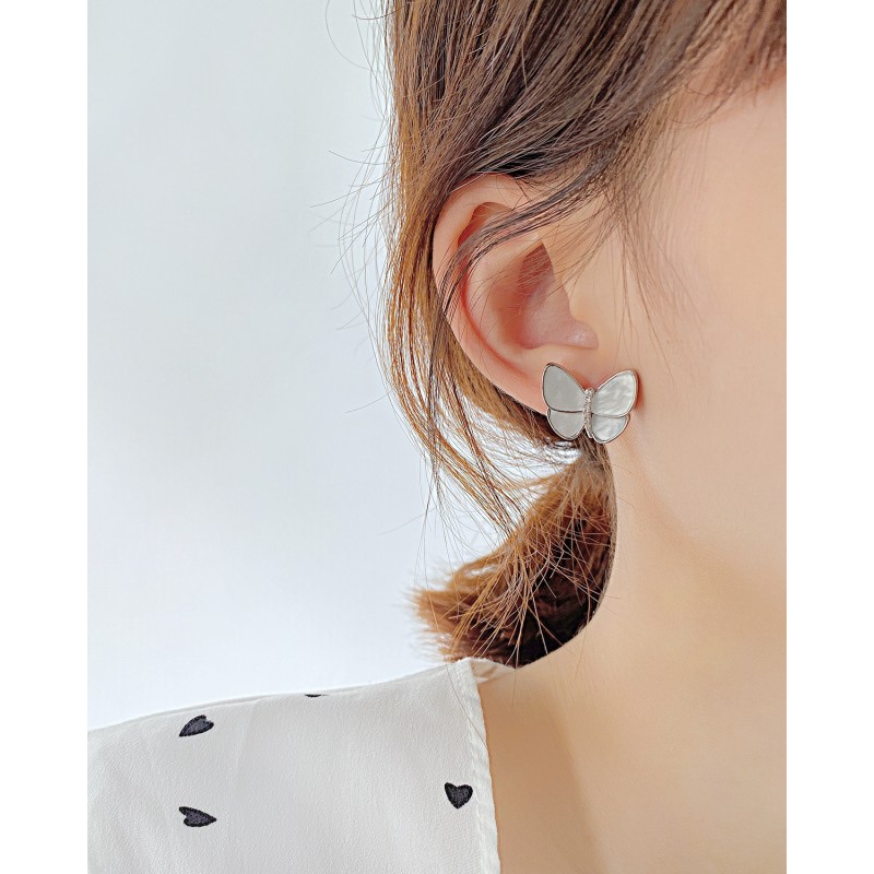 stainless steel  butterfly earrings