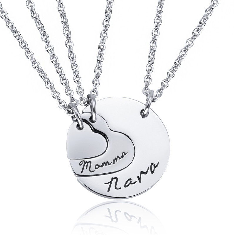 stainless steel Mother's Day Style necklace