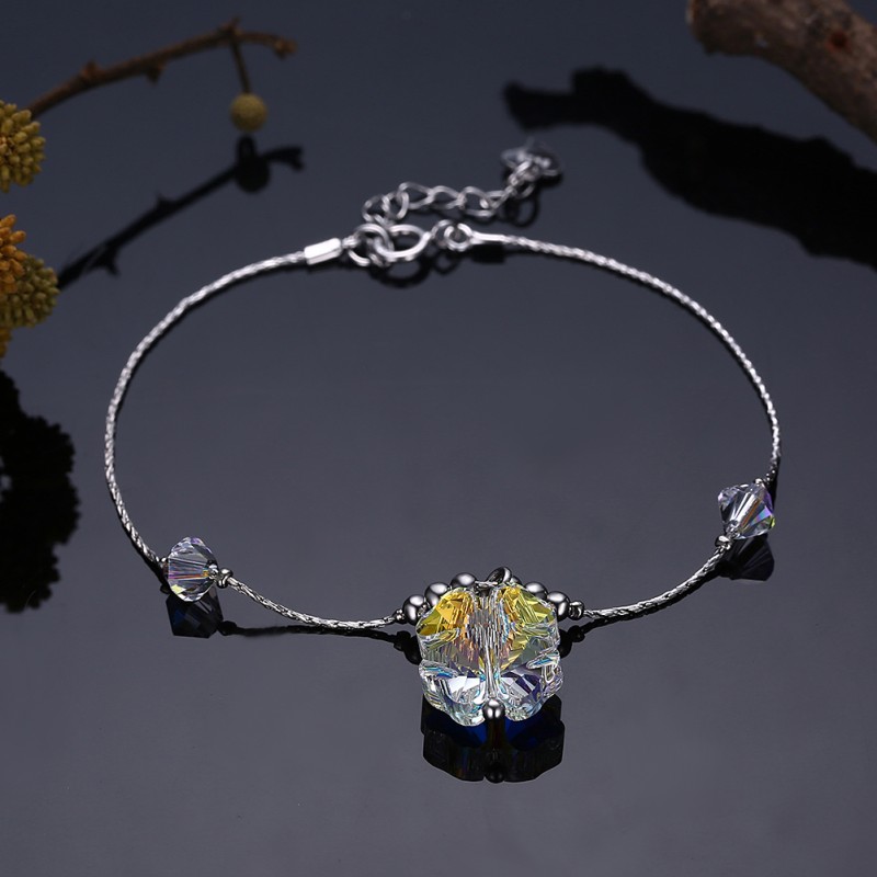 925 silver bracelet with swarovski element