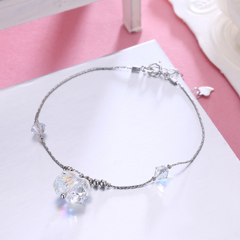 925 silver bracelet with swarovski element