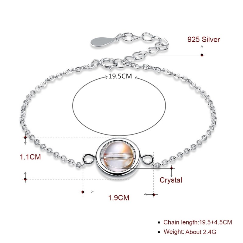 925 SILVER BRACELET WITH SWAROVSKI ELEMENT