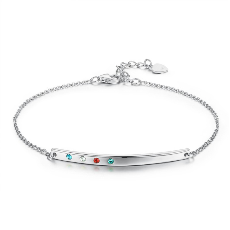 925 silver bracelet with swarovski element